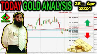 Buy or Sell? | Today Gold Analysis | 25 - Apr - 2024 | XAUUSD Technical Analysis | #top10trader