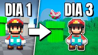 Recriei MARIO WORLD em 3D em 3 DIAS