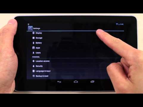How to change the language on ASUS Google Nexus 7