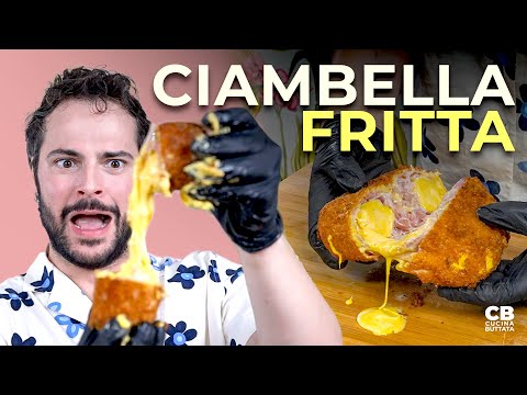 Fried Donut Stuffed with Sliced Cheese and Bacon 💀 | Cucina Buttata