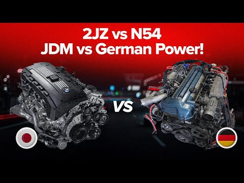 Engine Wars: Toyota 2JZ vs BMW N54 | Legendary Tuner Battle of JDM vs German Power