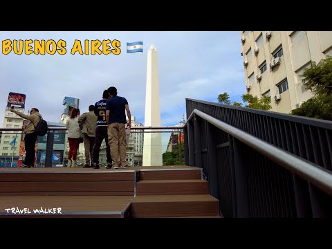 [4K] Paseo por Buenos Aires - San Nicolás / Obelisco / Teatro Colón - Argentina / 부에노스 아이레스에서…📸🇦🇷