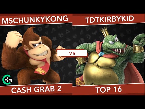 Cash Grab 2 Top 16 - ChunkyKong (DK) Vs. KirbyKid (King K. Rool) Smash Ultimate