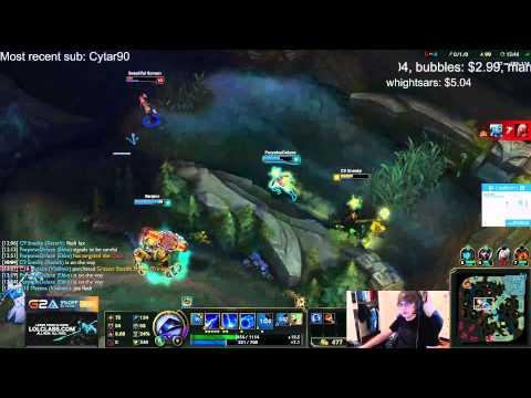 Lux 2v3 escape ft. C9 Sneaky