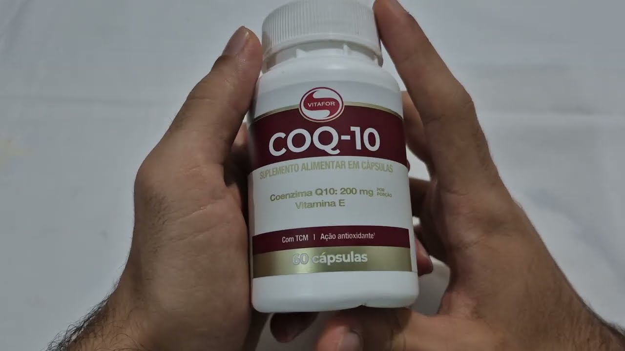 Miniatura da avaliação em vídeo de Coenzima Q10 Vitafor em Cápsulas Sem Sabor