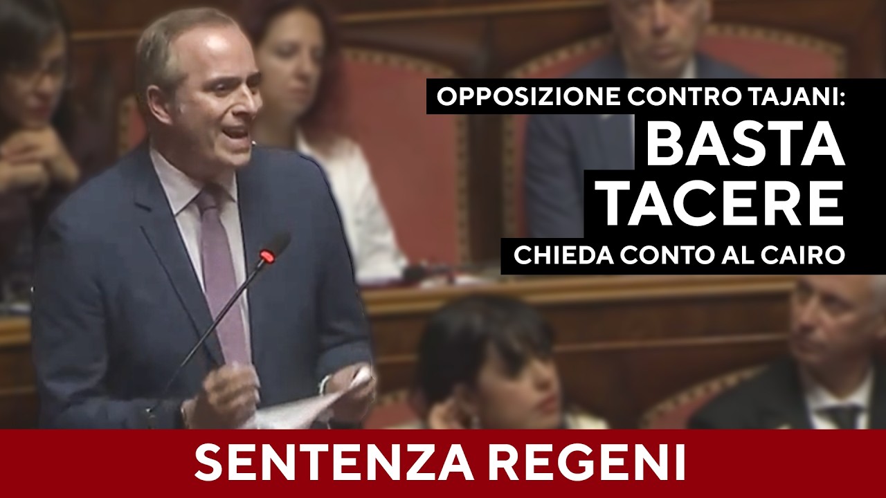 Opposizione contro Tajani in Aula: "La dignità dell’Italia viene prima dei rapporti con l’Egitto"
