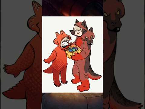 Delicious in Dungeon Halloween Costumes! #shorts #anime #dungeonmeshi