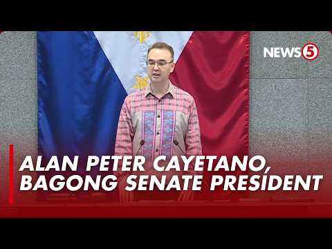 Sen. Alan Peter Cayetano, itinalagang bagong Senate President