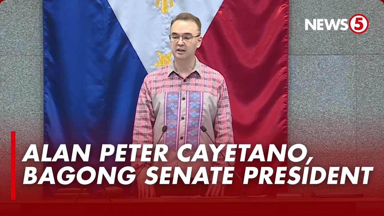 Sen. Alan Peter Cayetano, itinalagang bagong Senate President