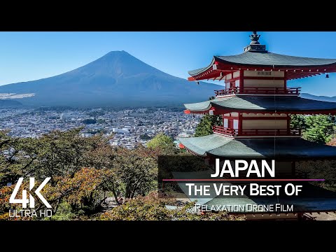 【4K】½ HOUR DRONE FILM: «The Beauty of Japan 2021» 🔥🔥🔥 Ultra HD 🎵 Chillout Music (Ambient TV)