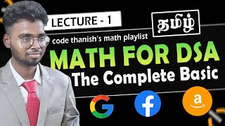 Download the video "The all basic math you needed to get started with DSA! | Math - 1 | Code Thanish Dsa Sheet"