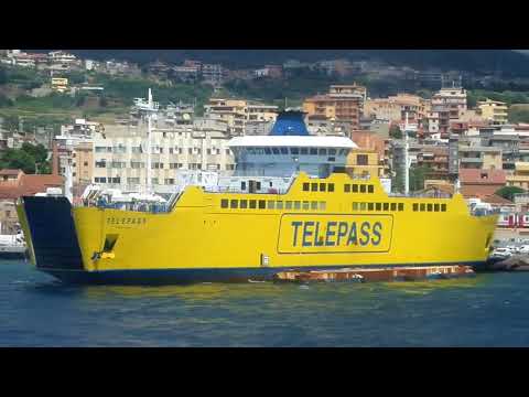 Lamezia Terme - Villa San Giovanni - Messina- train + ferry - Italy - July 2018