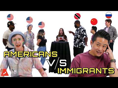 美國人 vs. 移民：公民考試大挑戰！誰能過關？ (Americans vs Immigrants (Citizenship Test Challenge))