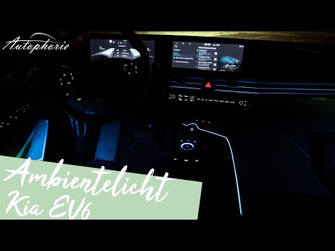 Ambientebeleuchtung im 2022 Kia EV6 #POVNightDrive [4K] - Autophorie Extra