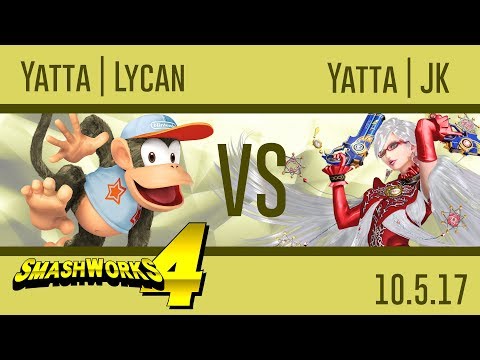 Yatta | Lycan (Diddy Kong) vs Yatta | JK (Bayonetta) - SmashWorks 4 - Wii U