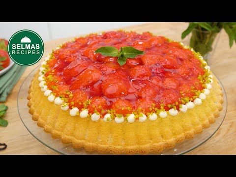 ERDBEERKUCHEN mit Mascarpone | Erdbeertorte  | Obstkuchen 🍓💯😋
