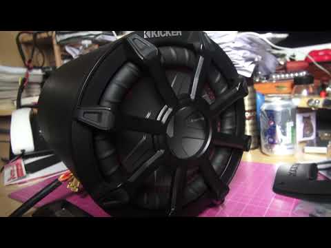 KICKER TB8 300W Bass Tube with two 8inch cones - CompR + PBR