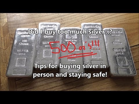I bought a lot of big Silver bars......