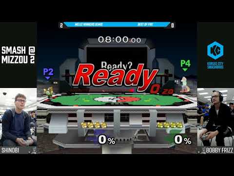 Smash @ Mizzou 2 SSBM - Shinobi (Fox) Vs. Bobby Frizz (Fox) - Winners Semis