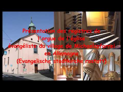 🇩🇪L'ORGUE DE L'EGLISE DE MICHAELSPFARREI EN ALLEMAGNE | Evangelische Stadtkirche Rastatt |2018🇩🇪