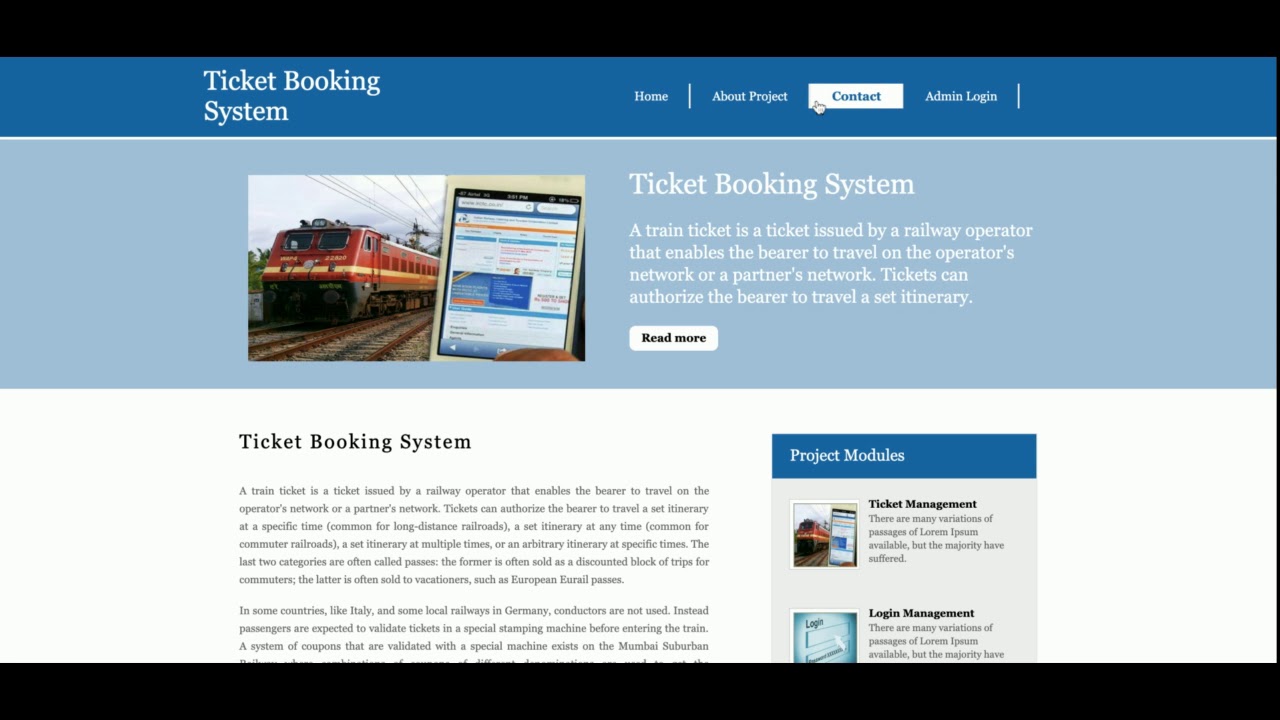 Train Ticket Booking System | Python Django Project Tutorial