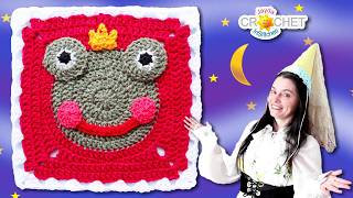 Frog 🐸 Prince Square - Once Upon A Time Calendar Blanket 2026 - Chapter 2, February