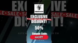 Human Sucks Sitewide Code! #StingerPower #DabSmart #NectarCollector #VapeGear #50percentoff #shopnow