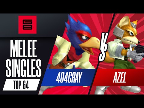 404cray vs Azel - Top 64 Melee Singles - G8 | Falco vs Fox
