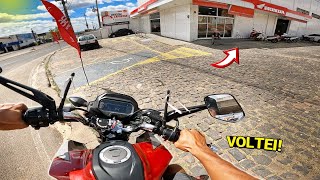 TIVE QUE VOLTAR NA HONDA COM A TITAN 2026 !