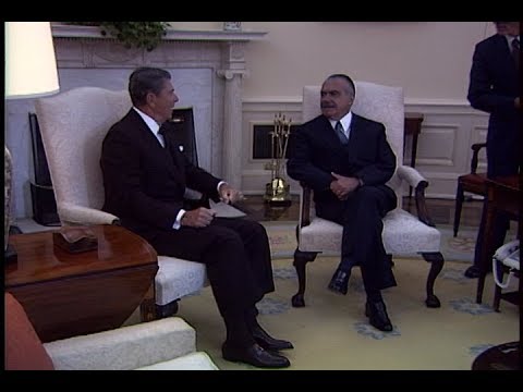 President Reagan Meeting with President Sarney of Brazil on September 10, 1986