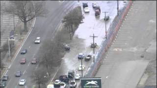 SKY 7: Water Main Break in Revere