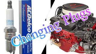 Changing spark plugs in a 350 chevy