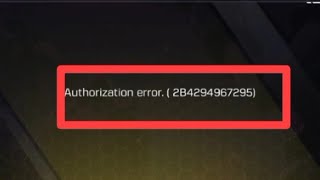 Download the video "Authorization error. (2B4294967295) problem solve in Call of Duty | call of duty error problem"