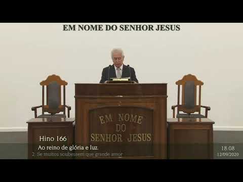 CCB HINO 166   A GRAÇA INEFÁVEL DE DEUS