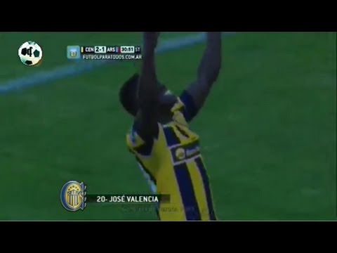Gol José Valencia - Rosario Central 2 Vs Arsenal 1 - Primera División 2014