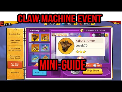 Claw Machine Event (Carnage Kabuto Keepsake) Mini Guide! One Punch Man: The Strongest OPMTS