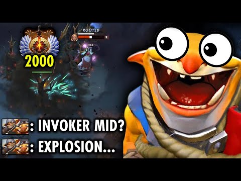 INVOKER MID?? EXPLOSION! ICE TECHIES GOD DELETE RANK 2000 INVOKER MID | TECHIES OFFICIAL