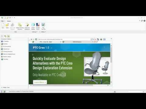 Creo Parametric 1.0 / Pro-Engineering tutorial