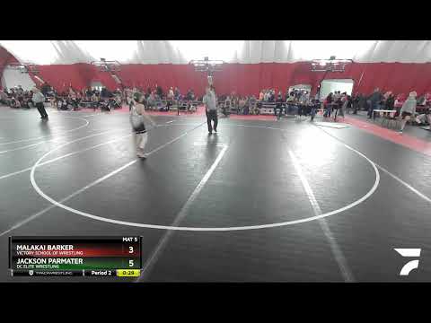87 Lbs Cons. Round 3 - Jackson Parmater, DC Elite Wrestling Vs Malakai Barker, Victory School Of W