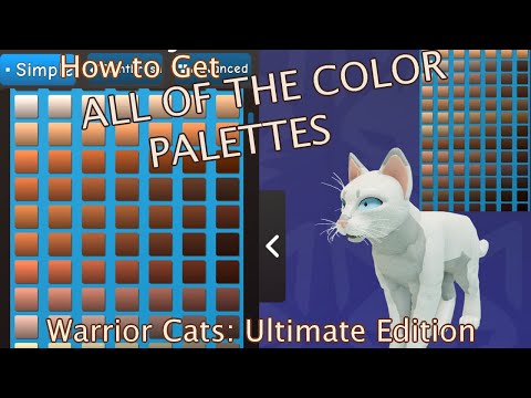 How to get ALL of the Color Palettes in Warrior Cats: Ultimate Edition (Roblox)