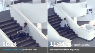 Video thumbnail for Sennheiser LSP 500 Pro vs. Conventional Hardwired PA by Peter Morrone