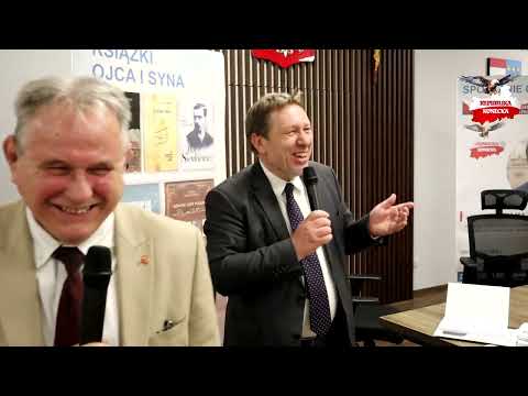 Spotkanie otwarte z prof  Janem Majchrowskim w Republice Koneckiej