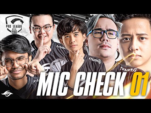 Team Secret PMPL MY/SG CHICKEN DINNER MIC CHECK | PUBG Mobile
