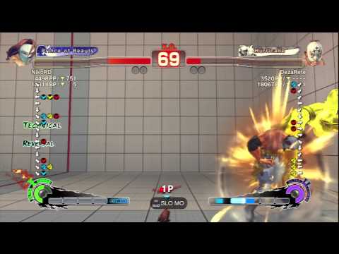 NikoRD [Vega] Vs DezaRete [El Fuerte] SSF4 AE Online Ranked Matches - PSN