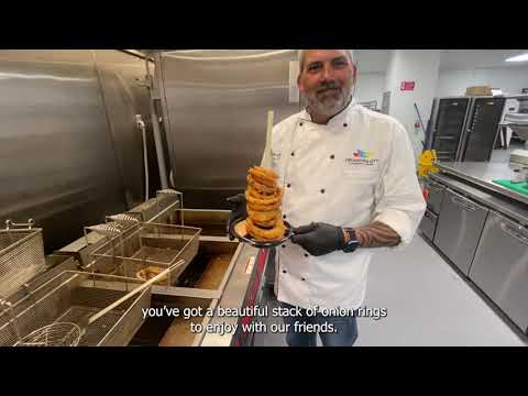 Centro de Convenções de Oklahoma City - Demonstração de Culinária de Anéis de Cebola