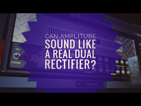 How to make Amplitube 5's Rectifier sound like a real Mesa Boogie Dual Rectifier Rev G