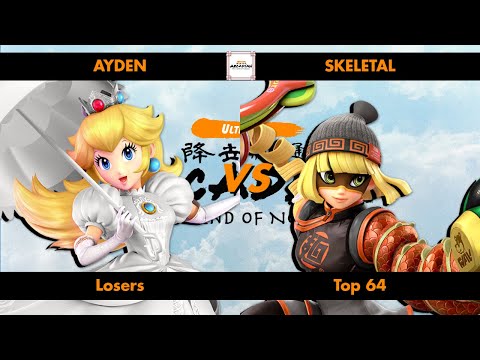 NorCal Ultimate Arcadian 2023 - Top 64 - ayden (Peach) vs Skeletal (Min Min)