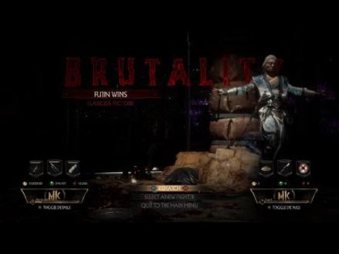 Mortal kombat 11 fujin brutality tutorial:  heavy winds