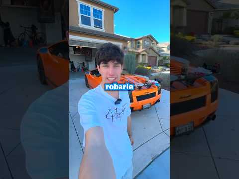 Robé la carne de mis amigos de su Lamborghini