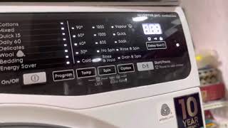 How to enable service mode on Electrolux washing machine